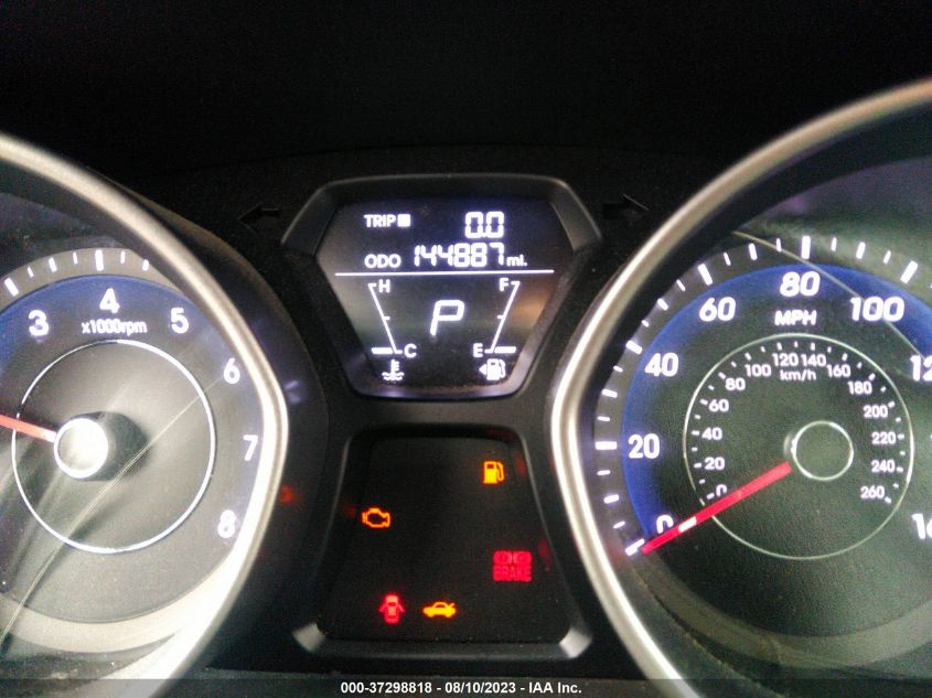 2013 HYUNDAI ELANTRA GLS - 5NPDH4AE9DH353597