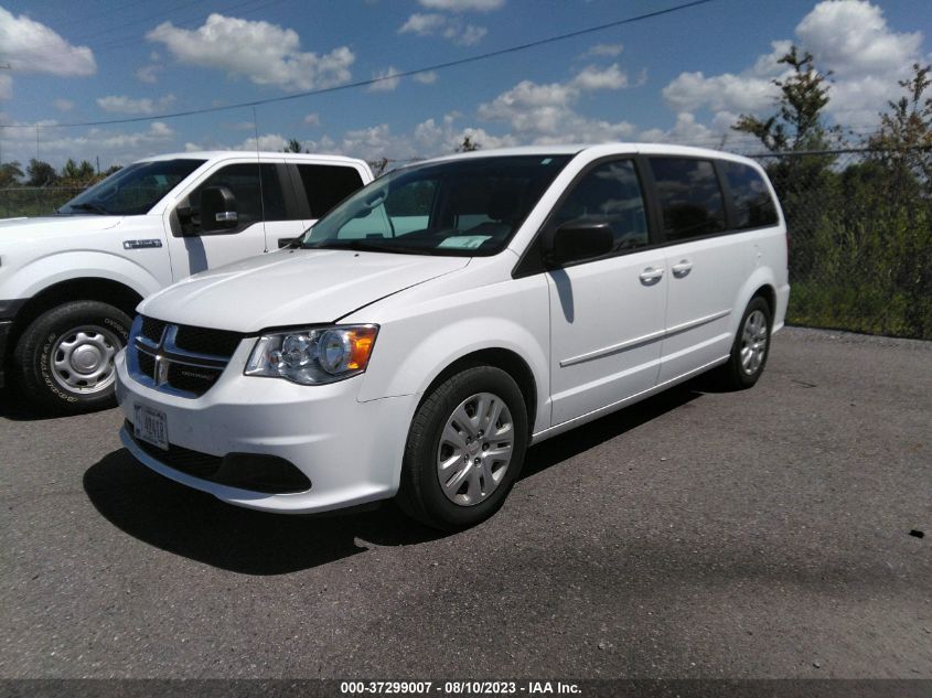 2016 DODGE GRAND CARAVAN SE - 2C4RDGBG4GR122536