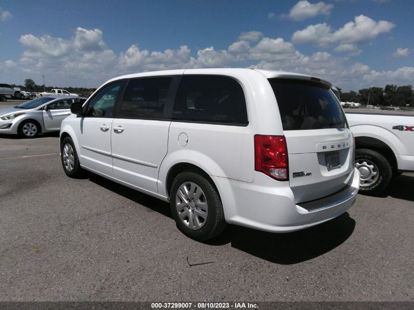 2016 DODGE GRAND CARAVAN SE - 2C4RDGBG4GR122536