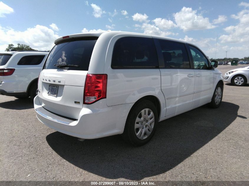 2016 DODGE GRAND CARAVAN SE - 2C4RDGBG4GR122536