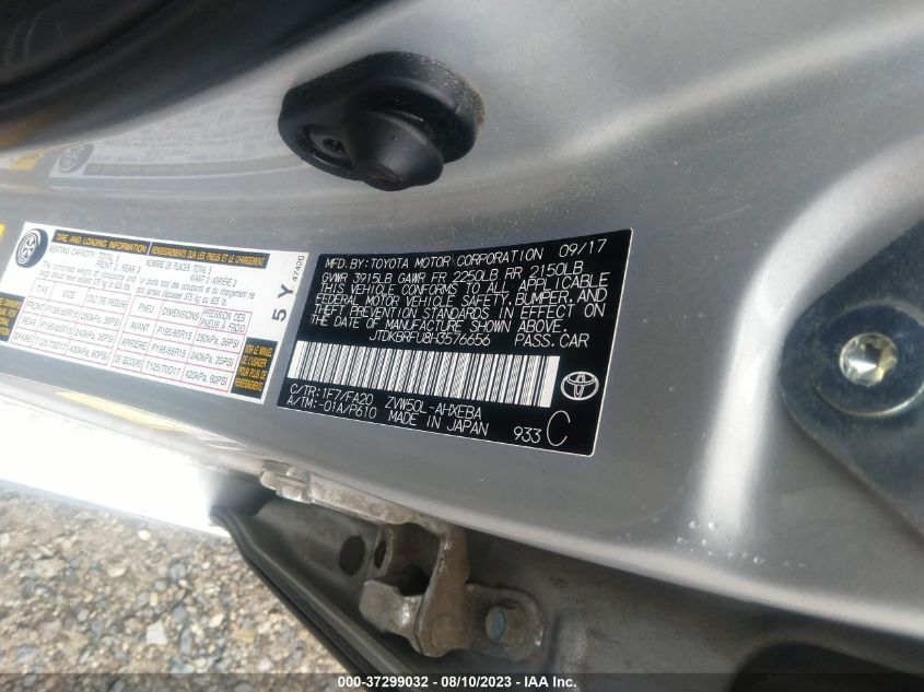 2017 TOYOTA PRIUS TWO/TWO ECO/THREE - JTDKBRFU8H3576656