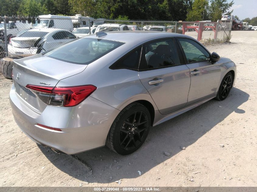 2022 HONDA CIVIC SEDAN SPORT - 2HGFE2F53NH585882