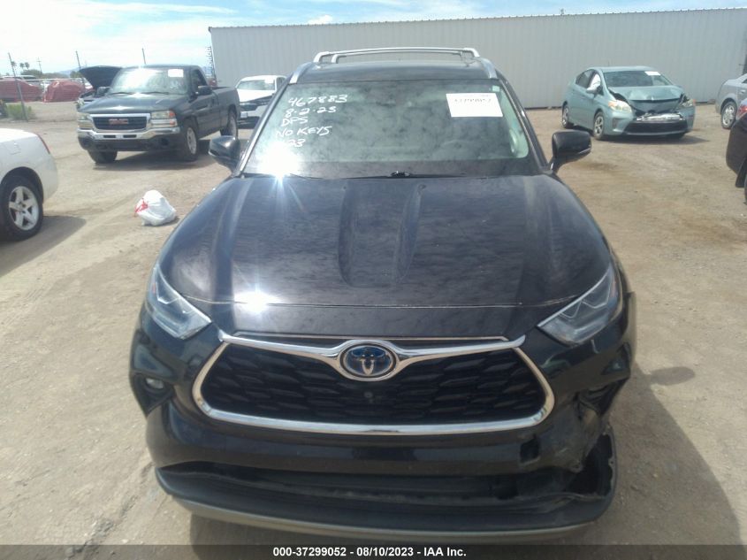 2021 TOYOTA HIGHLANDER HYBRID PLATINUM - 5TDFARAH4MS006712