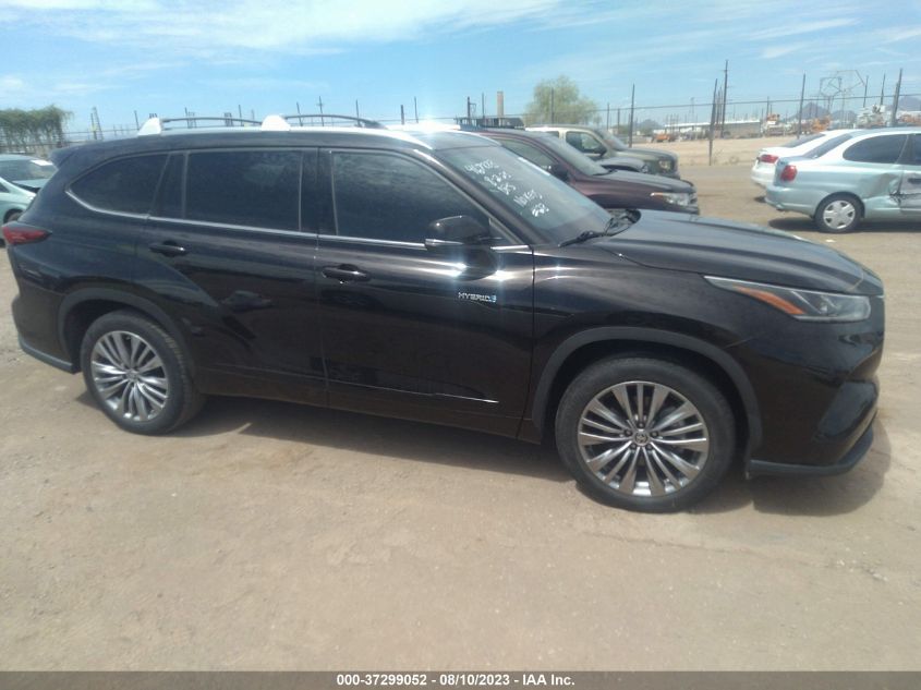 2021 TOYOTA HIGHLANDER HYBRID PLATINUM - 5TDFARAH4MS006712