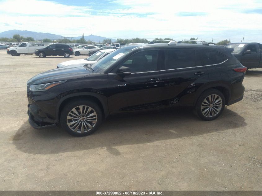 2021 TOYOTA HIGHLANDER HYBRID PLATINUM - 5TDFARAH4MS006712