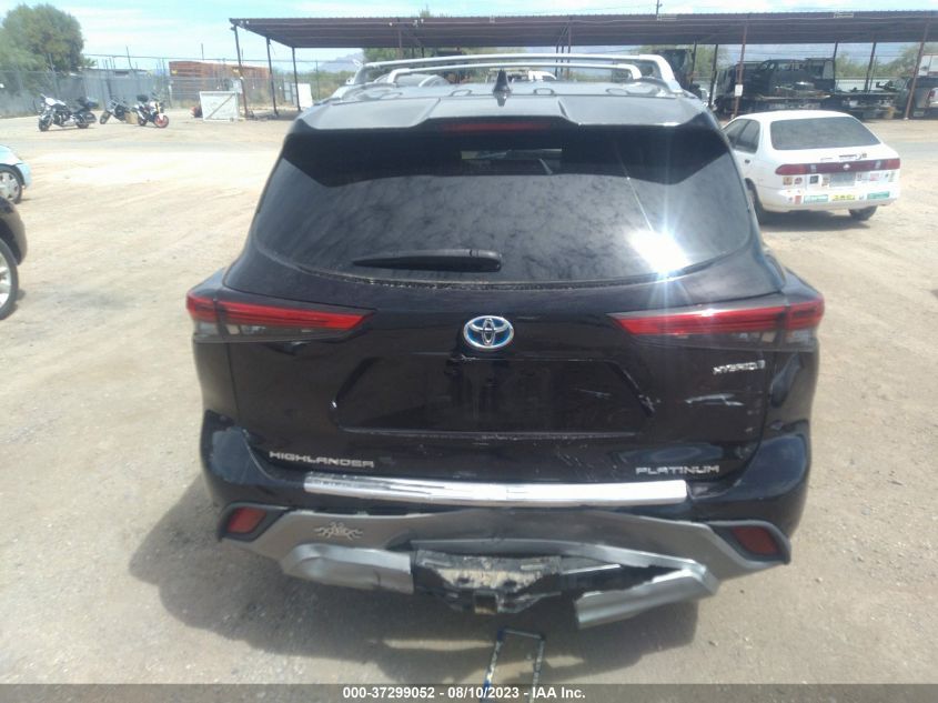 2021 TOYOTA HIGHLANDER HYBRID PLATINUM - 5TDFARAH4MS006712
