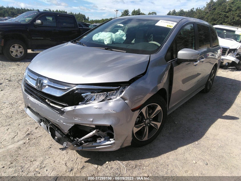VIN 5FNRL6H85KB062817 2019 HONDA ODYSSEY TOURING