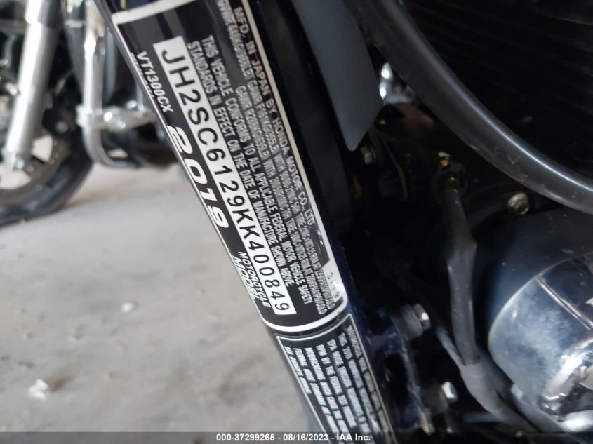 2019 HONDA VT1300 CX JH2SC6129KK400849