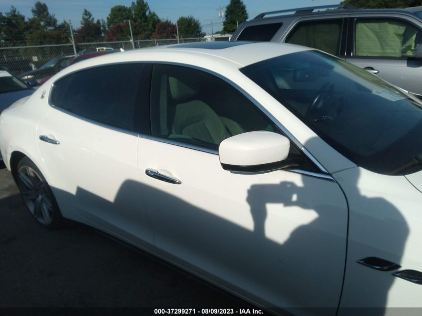2014 MASERATI QUATTROPORTE S Q4 ZAM56RRA9E1111468