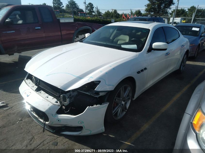 2014 MASERATI QUATTROPORTE S Q4 ZAM56RRA9E1111468