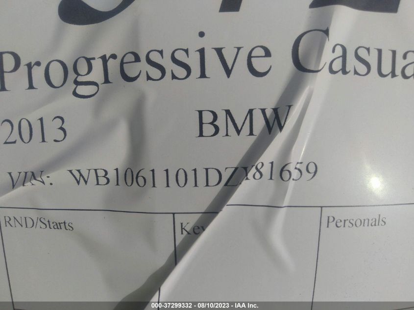 2013 BMW K1600 GT WB1061101DZX81659