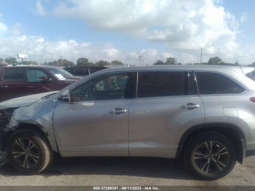 2018 TOYOTA HIGHLANDER LE/LE PLUS - 5TDZZRFH2JS237523