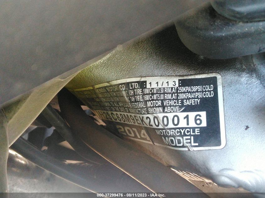 2014 HONDA GL1800 M - JH2SC68M9EK200016