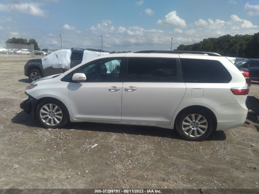 2017 TOYOTA SIENNA XLE AUTO ACCESS - 5TDYZ3DC5HS872102