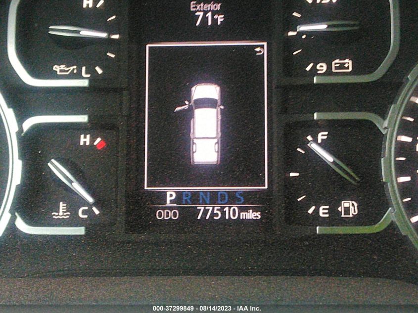 2019 TOYOTA TUNDRA 4WD SR/SR5/LIMITED - 5TFUY5F13KX848519