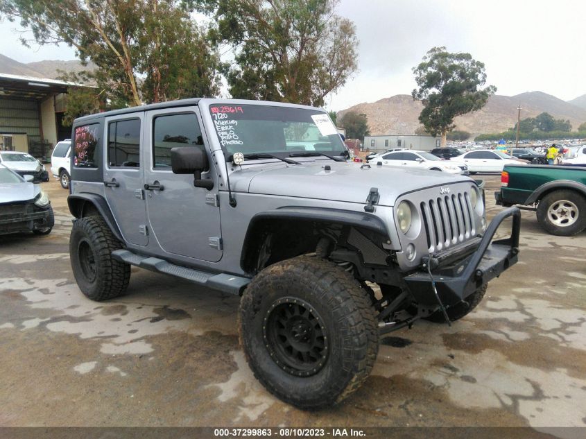 2014 JEEP WRANGLER UNLIMITED SPORT - 1C4BJWDG2EL244688