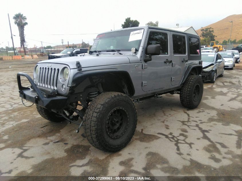 2014 JEEP WRANGLER UNLIMITED SPORT - 1C4BJWDG2EL244688