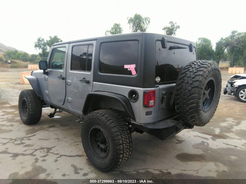 2014 JEEP WRANGLER UNLIMITED SPORT - 1C4BJWDG2EL244688