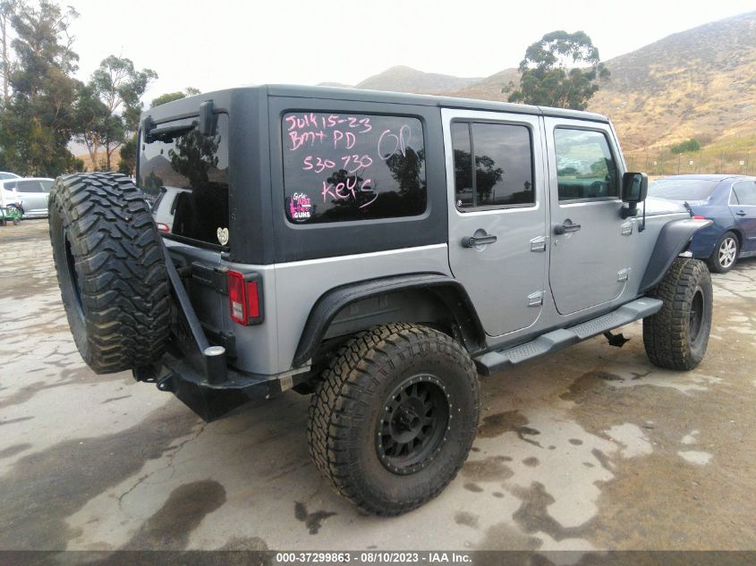 2014 JEEP WRANGLER UNLIMITED SPORT - 1C4BJWDG2EL244688