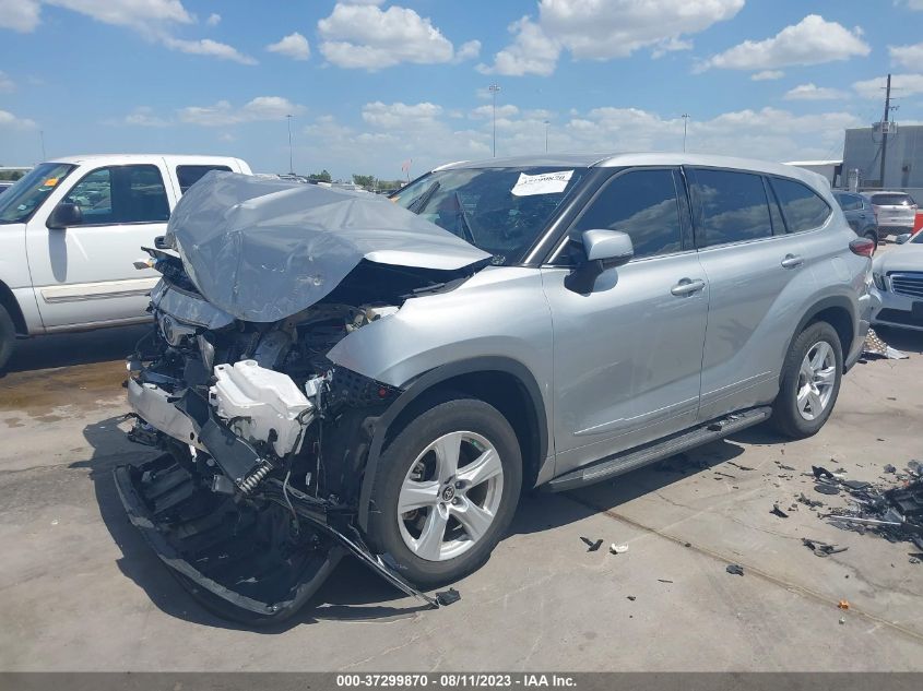 2022 TOYOTA HIGHLANDER HYBRID LE - 5TDZARAH3NS516077