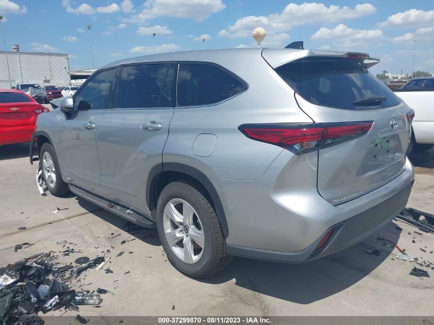 2022 TOYOTA HIGHLANDER HYBRID LE - 5TDZARAH3NS516077