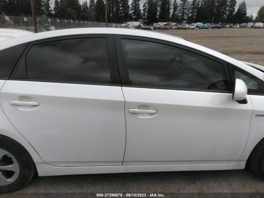 2013 TOYOTA PRIUS ONE/TWO/THREE/FOUR/FIVE - JTDKN3DUXD5688073