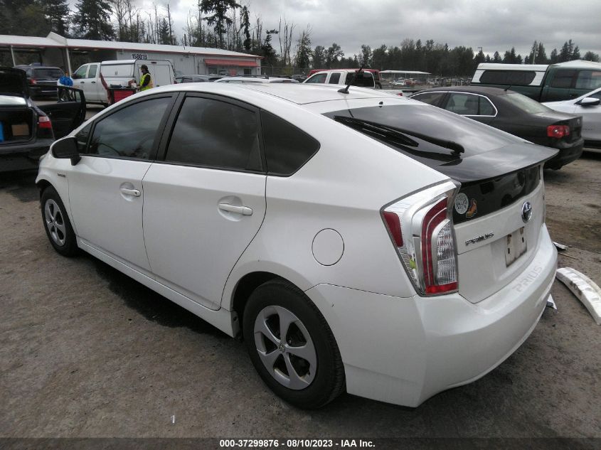 2013 TOYOTA PRIUS ONE/TWO/THREE/FOUR/FIVE - JTDKN3DUXD5688073
