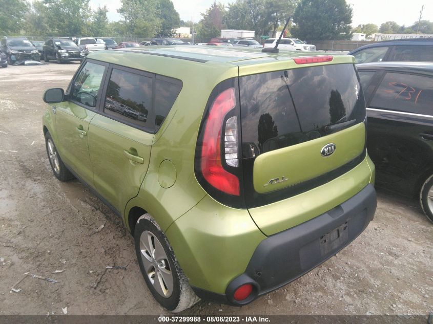 2015 KIA SOUL BASE - KNDJN2A28F7754037
