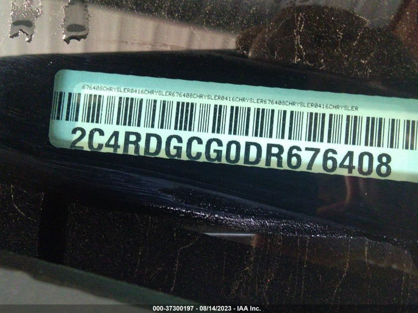 2013 DODGE GRAND CARAVAN SXT - 2C4RDGCG0DR676408