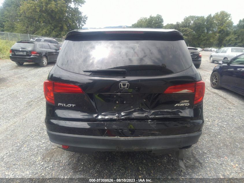 2016 HONDA PILOT EX-L - 5FNYF6H58GB067428