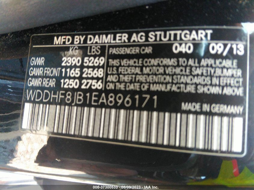2014 MERCEDES-BENZ E-CLASS E 350 - WDDHF8JB1EA896171