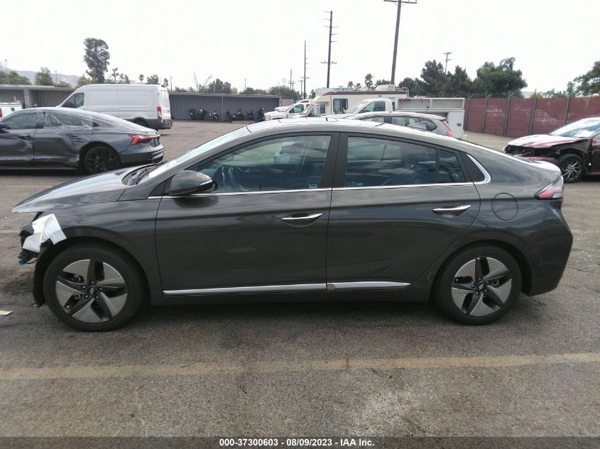 2022 HYUNDAI IONIQ HYBRID LIMITED - KMHC05LC3NU283084