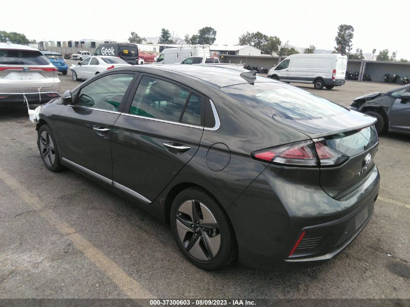 2022 HYUNDAI IONIQ HYBRID LIMITED - KMHC05LC3NU283084