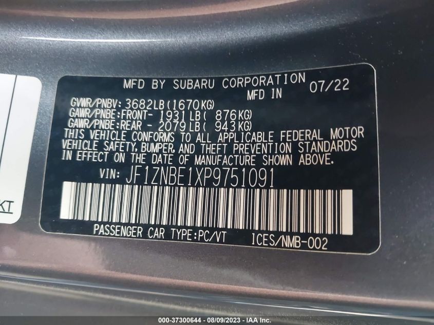 2023 TOYOTA GR86 PREMIUM JF1ZNBE1XP9751091