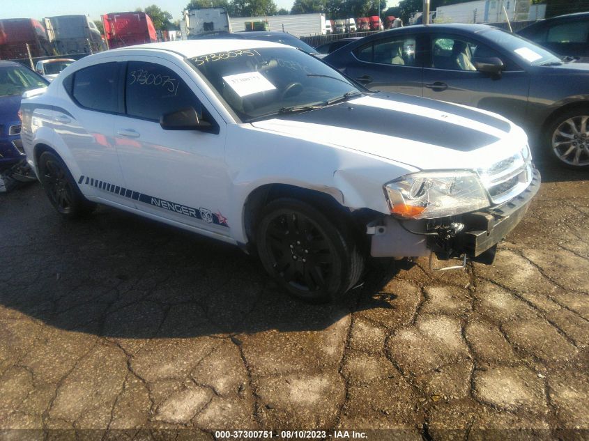 2013 DODGE AVENGER SE - 1C3CDZAB4DN752951