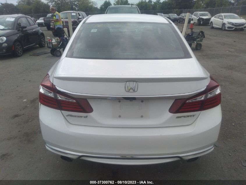2016 HONDA ACCORD SEDAN SPORT - 1HGCR2F51GA146303
