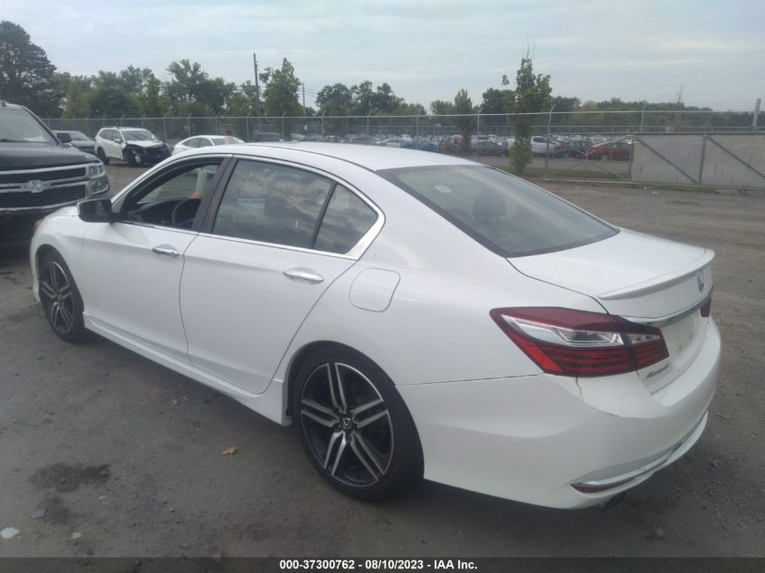 2016 HONDA ACCORD SEDAN SPORT - 1HGCR2F51GA146303