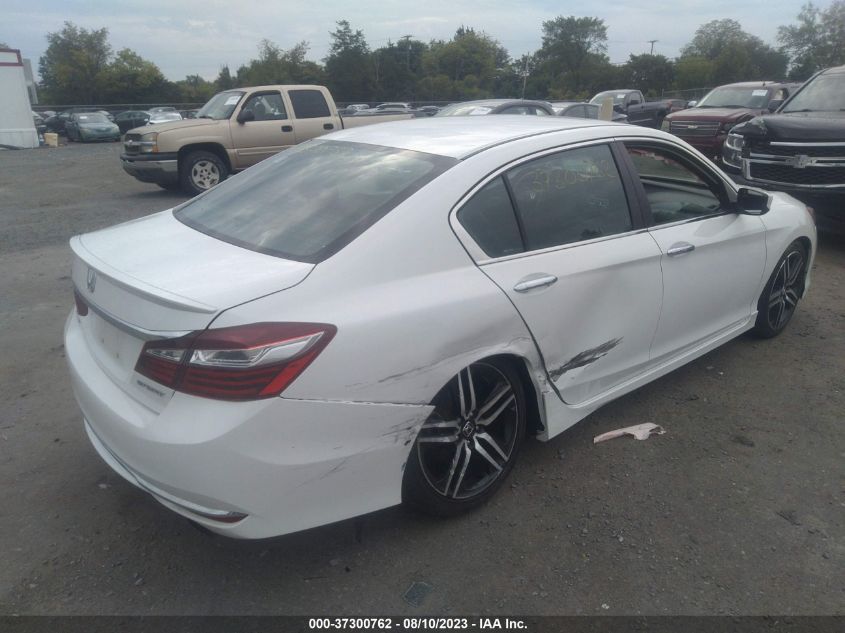 2016 HONDA ACCORD SEDAN SPORT - 1HGCR2F51GA146303