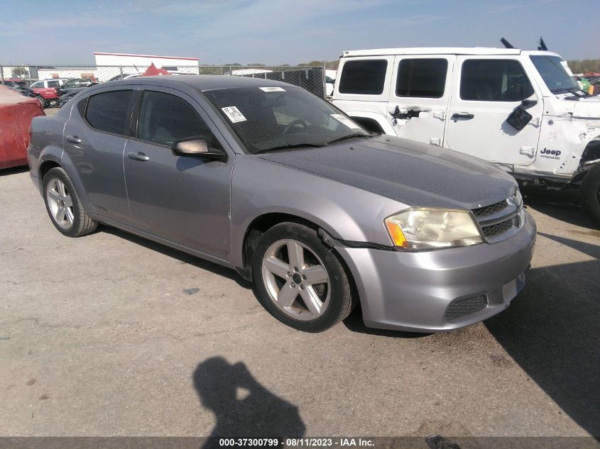2013 DODGE AVENGER SE - 1C3CDZAB1DN643679