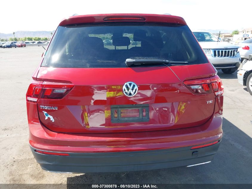 2018 VOLKSWAGEN TIGUAN S - 3VV1B7AX5JM115096