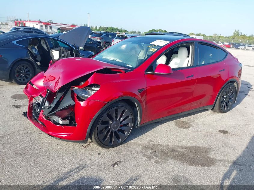 2021 TESLA MODEL Y - 5YJYGDEF7MF256145