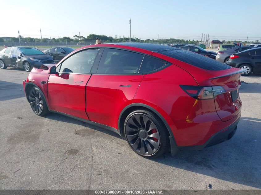 2021 TESLA MODEL Y - 5YJYGDEF7MF256145