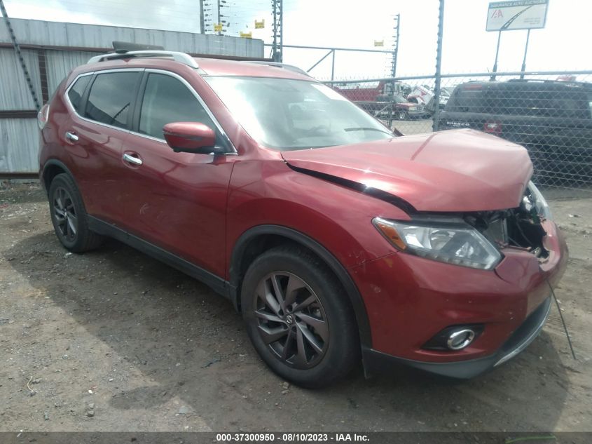2016 NISSAN ROGUE S/SL/SV - 5N1AT2MT3GC743980