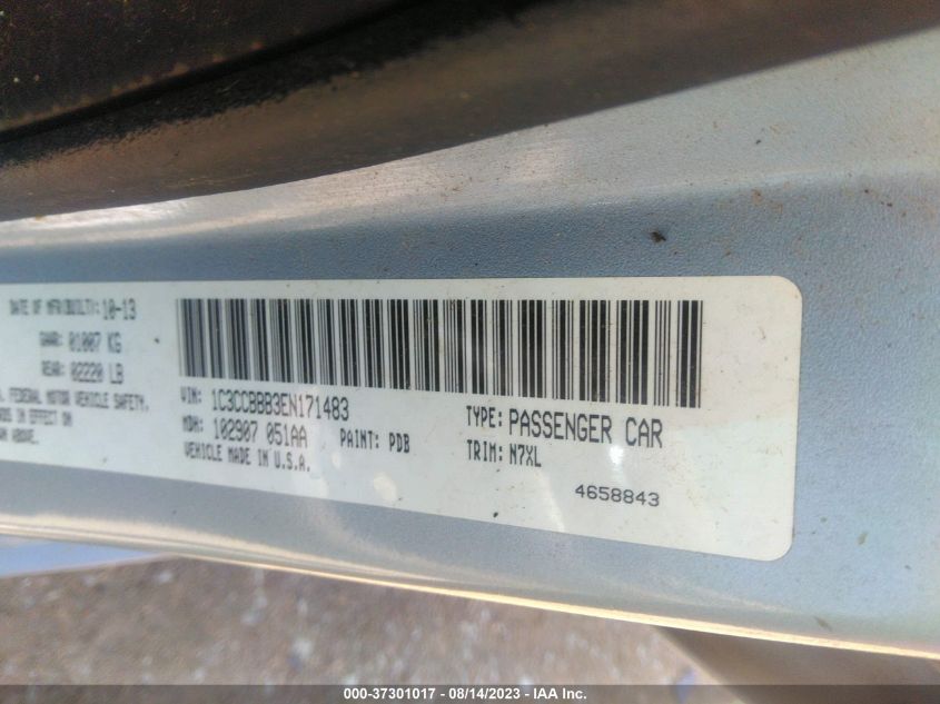 2014 CHRYSLER 200 TOURING - 1C3CCBBB3EN171483