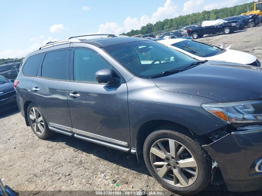 2014 NISSAN PATHFINDER PLATINUM - 5N1AR2MNXEC712433