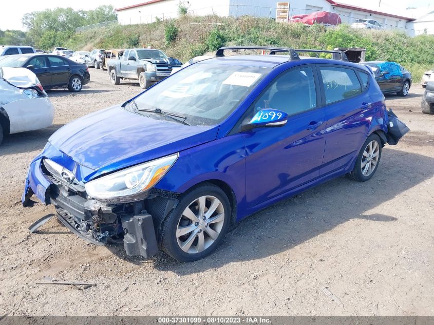 2014 HYUNDAI ACCENT GLS/SE - KMHCU5AE3EU189151