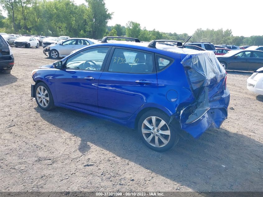 2014 HYUNDAI ACCENT GLS/SE - KMHCU5AE3EU189151