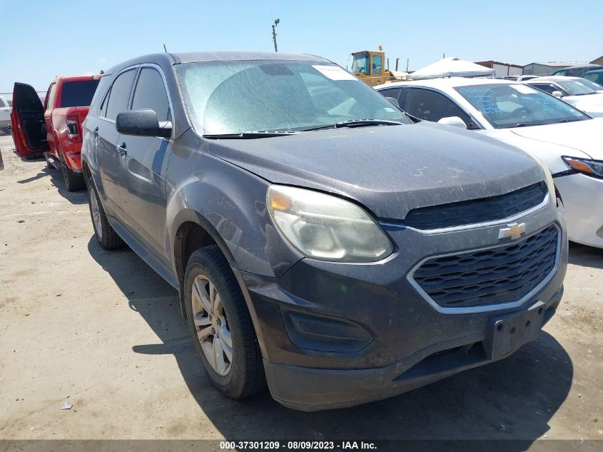 2016 CHEVROLET EQUINOX LS - 2GNALBEK5G6182515