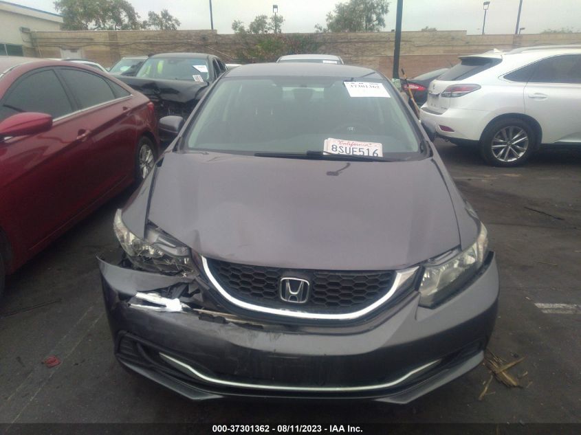 2015 HONDA CIVIC SEDAN LX - 19XFB2F57FE108697