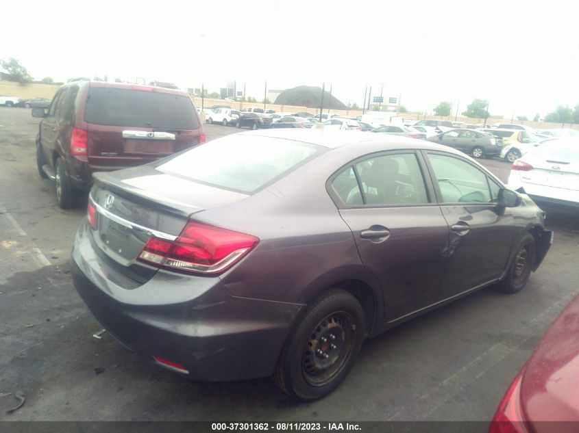 2015 HONDA CIVIC SEDAN LX - 19XFB2F57FE108697
